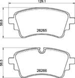 TAROX - Remblokken Set - Audi RS4 + RS5 B9 + A6 + A7 C8 55TFSI - Achteras - Strada - SP9267.112