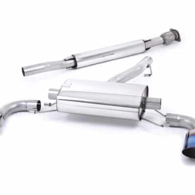 Milltek Catback Sportuitlaat - Toyota GT86 + Subaru BRZ - Burnt Titanium resonated - SSXSB036